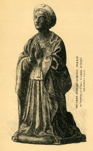 La Vierge Annonciatrice, statue en marbre, 1519 - Charles Martin Hodges