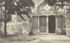 Église de Villeneuve le Comte, Seine-et-Marne, 1862 - Charles Marville