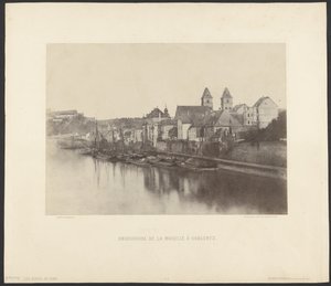 Embouchure de la Moselle à Coblentz - Charles Marville
