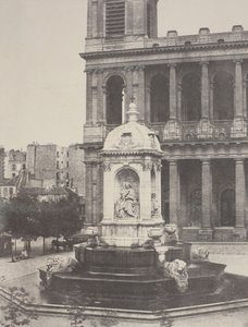 Fontaine à Saint-Sulpice - Charles Marville