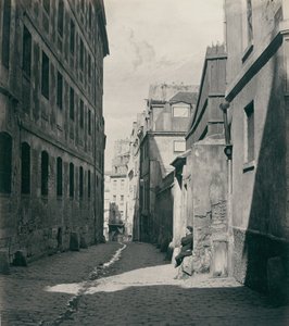 Rue Chartière impasse Chartière de la rue de Reims, 1865-69 - Charles Marville