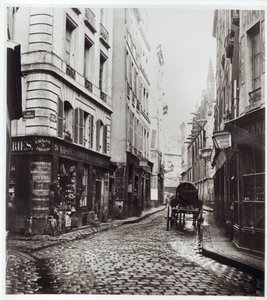 Rue Saint-Séverin, depuis la rue de la Harpe, Paris, 1858-78 - Charles Marville
