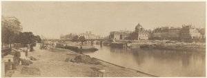 La Seine depuis le Pont du Carrousel en direction de Notre-Dame - Charles Marville