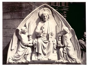 Tympan, Cathédrale de Strasbourg, vers 1863 - Charles Marville