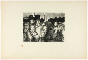 Boulevard du Temple à minuit, from Tirage Unique de Trente-Six Bois