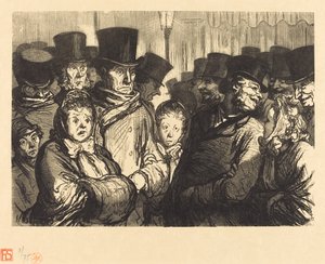 Boulevard du Temple à minuit - Charles Maurand after Honoré Daumier