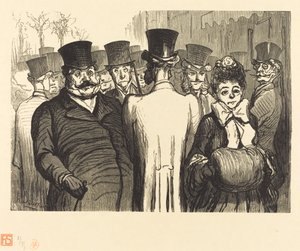 Le Boulevard des Italiens - Charles Maurand after Honoré Daumier