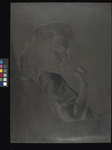 Assiette pour La Rose Thé - Charles Maurin
