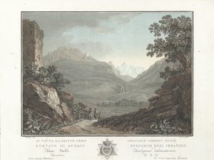 Paysage montagneux en Suisse - Charles Melchior Descourtis