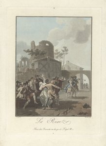 La Rixe - Charles Melchior Descourtis