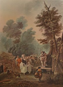 La Foire de village, 1785, 1913 - Charles Melchior Descourtis