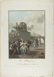 La Rixe - Charles Melchior Descourtis