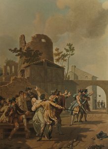La Rixe, vers 1780, 1913 - Charles Melchior Descourtis