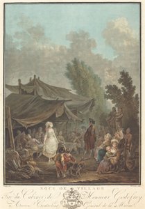 Noce de Village, 1785 - Charles Melchior Descourtis