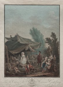 Mariage villageois - Charles Melchior Descourtis