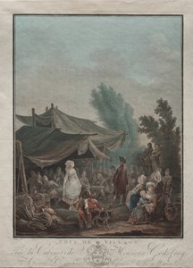 Mariage villageois - Charles Melchior Descourtis