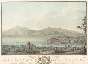 Vue de Schadau - Charles Melchior Descourtis