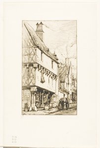 Une vieille maison à Bourges - Charles Meryon