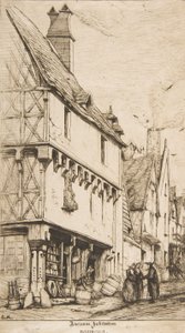 Une Vieille Maison, ou La Maison du Musicien, Bourges, 1860
