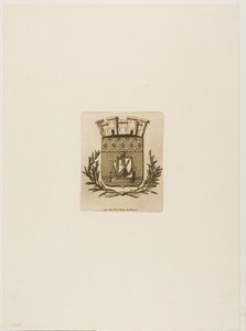 Armoiries symboliques de la ville de Paris - Charles Meryon