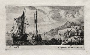 Calais - Bateaux de Flushing - Charles Meryon