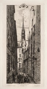 Rue Chantrey, Paris - Charles Meryon