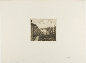 Établissement de bains froids Chevrier, Paris - Charles Meryon