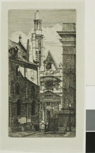 Église Saint-Étienne-du-Mont, Paris - Charles Meryon