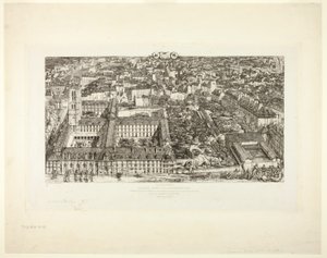 Collège Henry IV (ou Lycée Napoléon), Paris - Charles Meryon