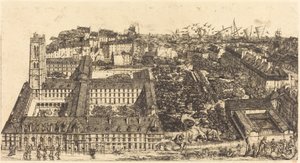 Collège Henri IV, Paris, ou Lycée Napoléon - Charles Meryon