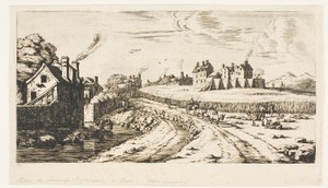 Entrée de la banlieue de Saint-Marceau, Paris - Charles Meryon