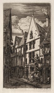 Eaux-fortes de Paris: à Bourges - Charles Meryon
