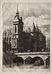 Eaux-fortes de Paris : La Tour de l