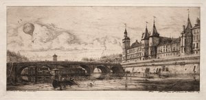Eaux-fortes de Paris : Le Pont de l