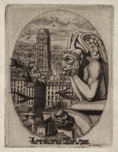 Eaux-fortes de Paris : La Gargouille, 1853