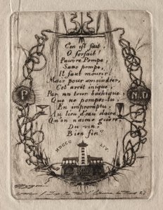 Eaux-fortes de Paris : La pompe de Notre-Dame, petite plaque - Charles Meryon