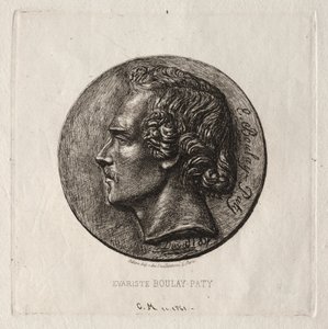 Évariste Boulay-Paty, poète, 1861 - Charles Meryon