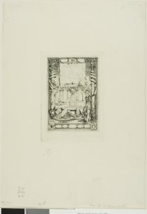 Frontispice pour le catalogue des gravures de Thomas De Leu - Charles Meryon