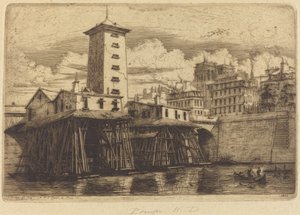 La Pompe Notre-Dame, Paris - Charles Meryon