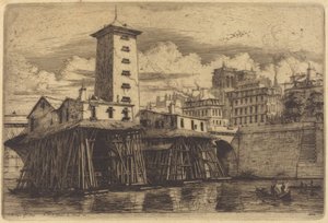 La Pompe Notre-Dame, Paris - Charles Meryon