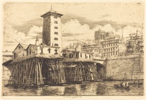 La Pompe Notre-Dame, Paris - Charles Meryon