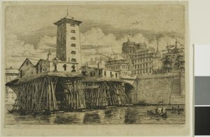 La Pompe Notre-Dame, Paris - Charles Meryon