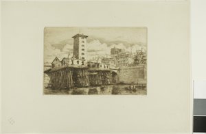 La Pompe Notre-Dame, Paris - Charles Meryon