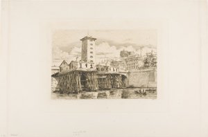La Pompe Notre Dame, Paris - Charles Meryon