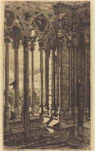La galerie Notre-Dame, Paris - Charles Meryon