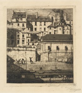 La morgue, Paris - Charles Meryon