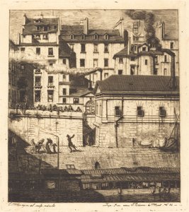 La morgue, Paris - Charles Meryon