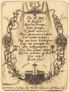 La petite pompe, Paris - Charles Meryon