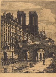 Le Petit Pont, Paris - Charles Meryon