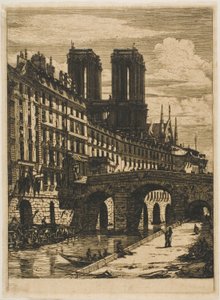 Le Petit Pont, Paris - Charles Meryon